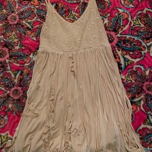 Boho fringe top